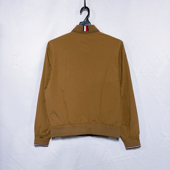 Tommy Hilfiger Lightweight Water-Resistant Bomber Camel Khaki Men’s S Jacket NWT - Picture 6 of 9